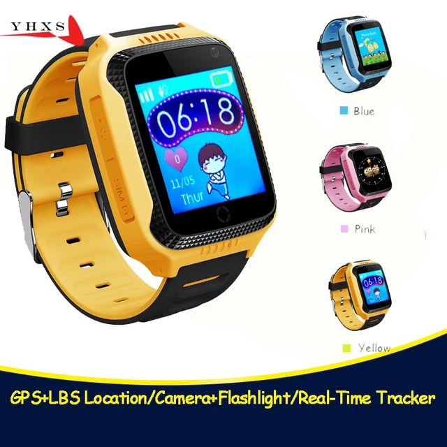 $US $21.48 Touch Screen Smart GPS LBS Tracker Location SOS Call Remote Monitor Camera Flashlight Watch Wristwa