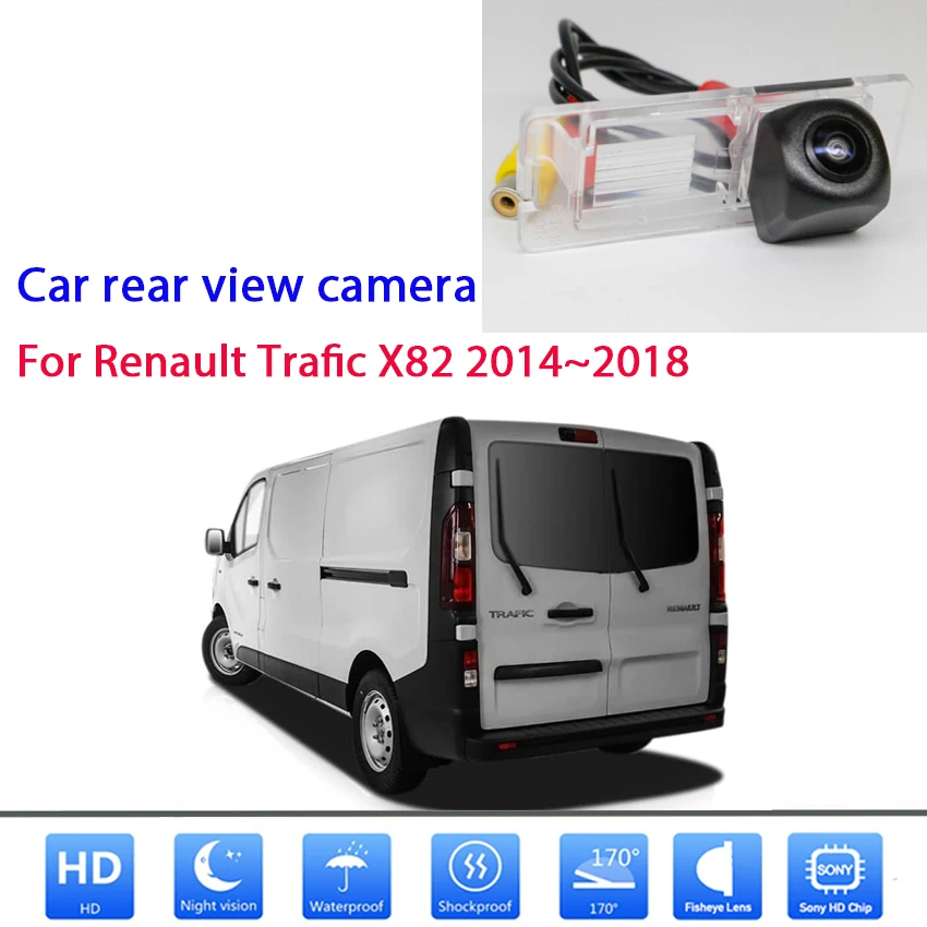 rear view camera For Renault Trafic X82 2014 2015 2016 2017 2018 Night ...