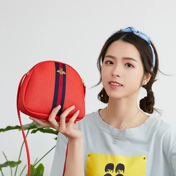 

Women's Simple Fashion Designer Small Bag Shoulder Sling round Small Bag Mini Phone Bag
