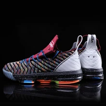 Плакат баскетболиста Джеймса Леброна Мужская обувь Lebron высокие баскетбольные кроссовки мужские тренировочные ботильоны уличная Мужская разноцветная спортивная обувь унисекс