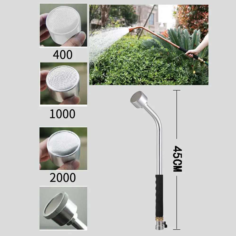 Garden sprinkler irrigation sprinklers garden irrigation nozzle drip irrigation sprinklers garden sprayer nozzles 400/1000/2000 Mesh Handheld Nursery Nozzle Seedling Nozzle Vegetable Lawn Garden Watering Wand Sprinkler Watering Tool May11