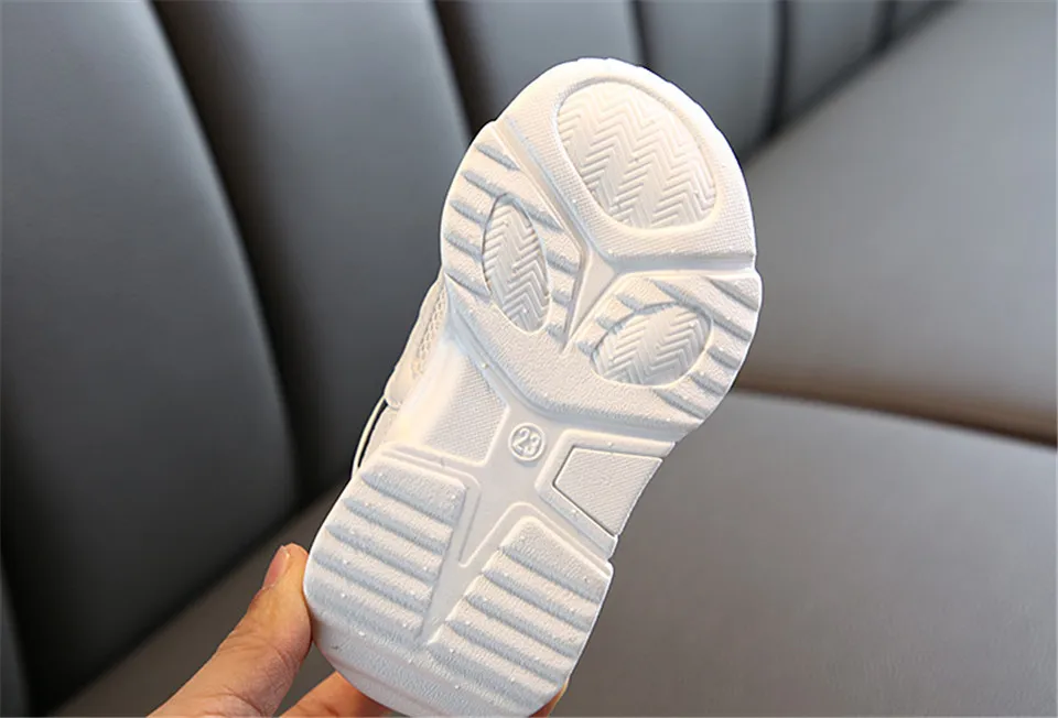 Spring and Autumn Children's Shoes Anti-slippery Breathable Boys Casual Shoes Fashion Mesh Girls Casual Shoes Kids Sneakers
