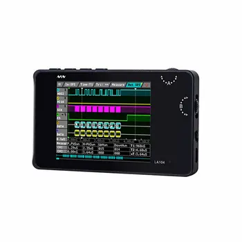 

Digital Based Virtual Test 4 Channel Detection LA104 Portable Digital Logic Analyzer SPI IIC PWM Programmable 100Mhz PC