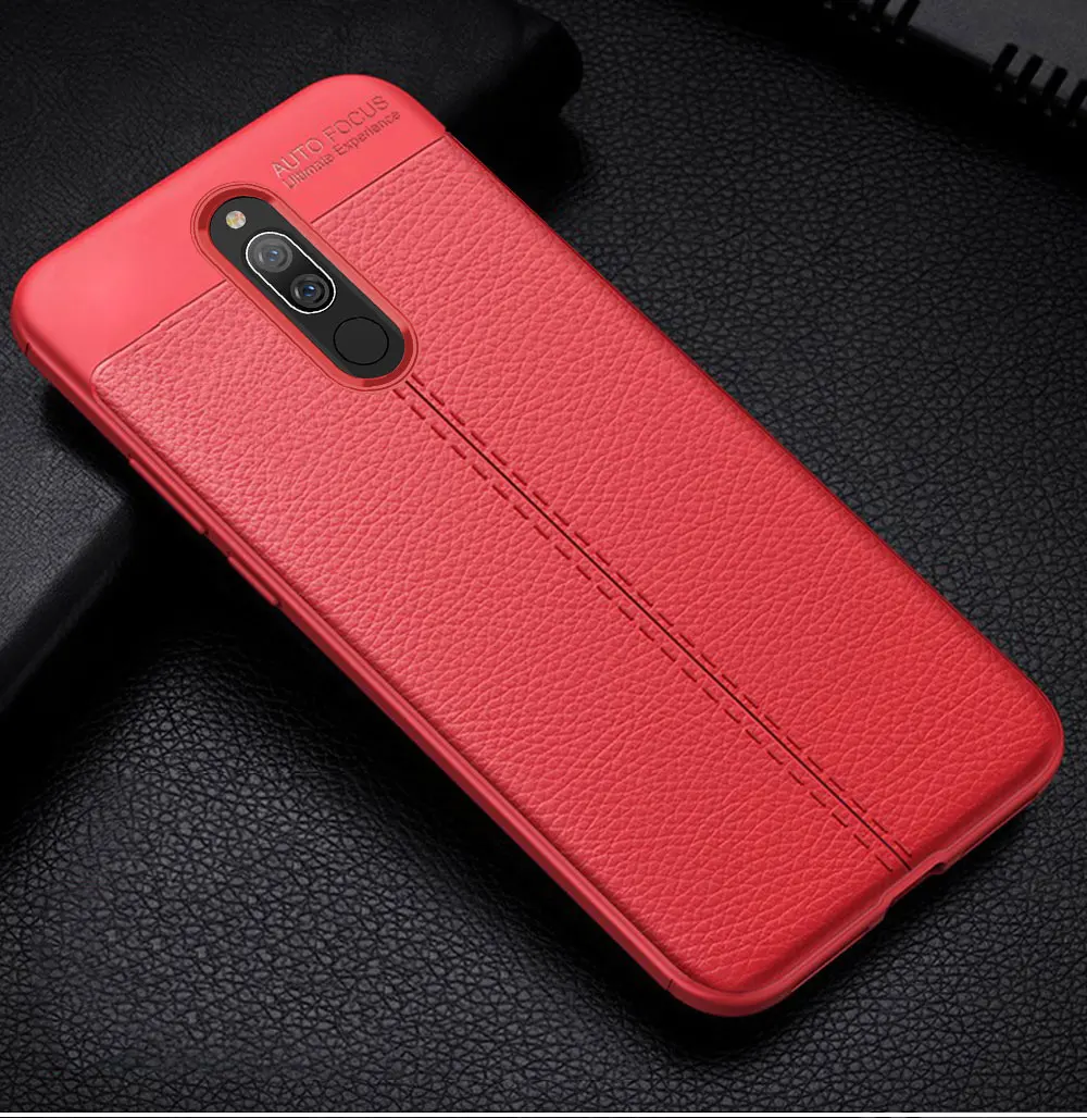 Тонкий чехол для Xiaomi Redmi 8, чехол, кожаный силиконовый чехол с текстурой, чехол для Xiaomi Redmi 8A 8 A, мягкий чехол из ТПУ с полной защитой