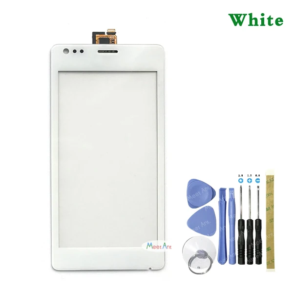 High Quality 4.0" For Sony Xperia M C1904 C1905 C2004 C2005 Touch Screen Digitizer Front Glass Lens Sensor Panel - Цвет: white With Tool