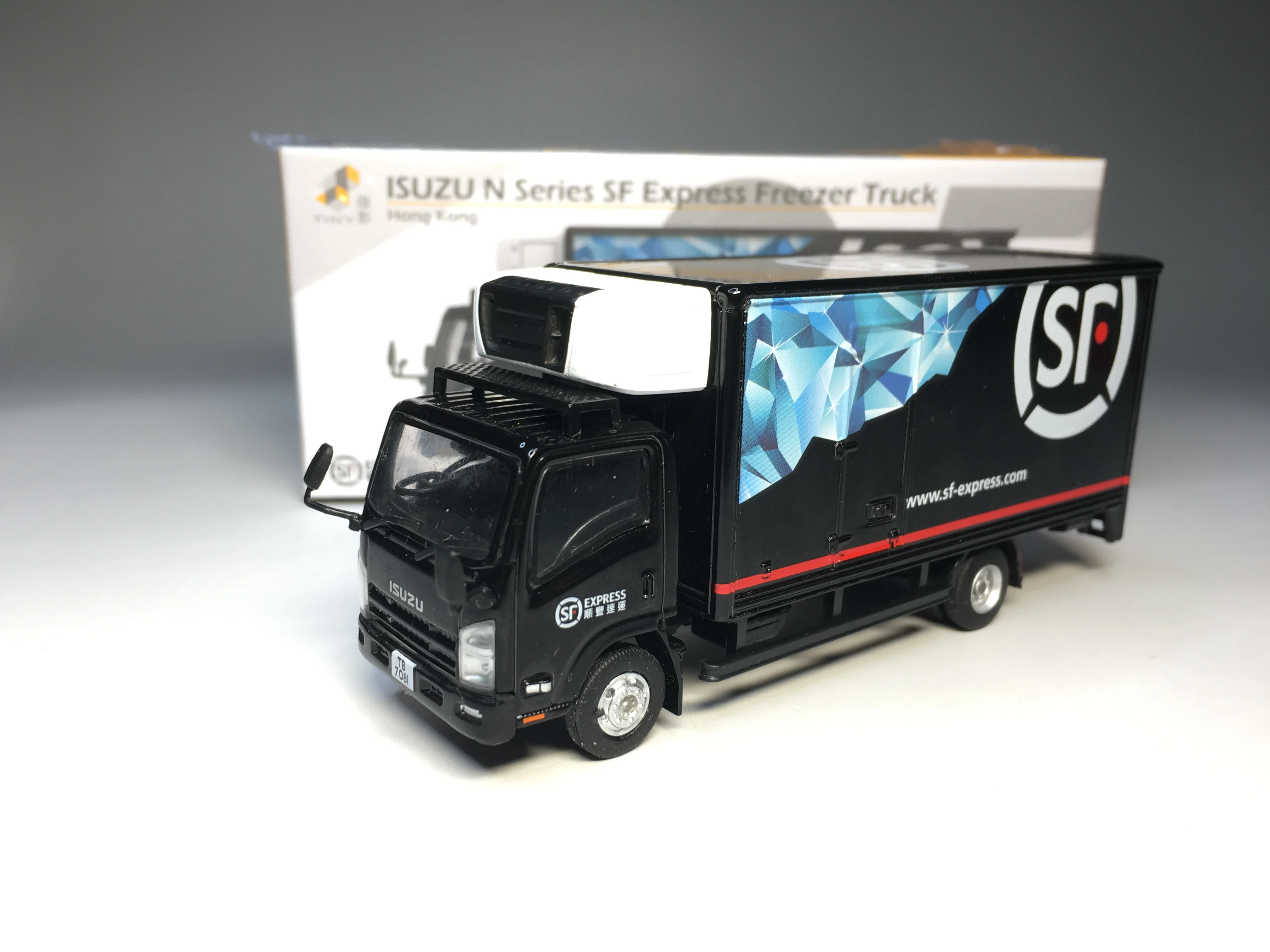 Tiny 1/76 Isuzu N Series SF Express Freezer Truck Die Cast Model Car Collection Limited