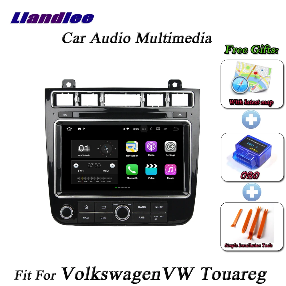 Liandlee автомобильная система Android для Volkswagen VW Touareg 2015 ~ 2016 радио CD DVD плеер GPS