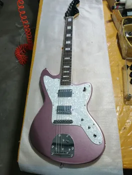 

Factory Custom High Quality pink Jaguar Electric guitar HH Pickups Chrome Hardwares.customized,Paypal available!J-3