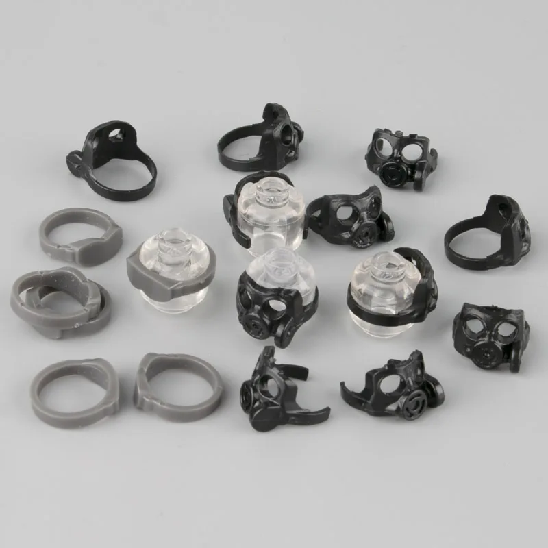 

WW2 Soldiers Gas Mask Military Mask Building Blocks SWAT Army Weapons Figures City Police Helmet Accessories Toys Bricks