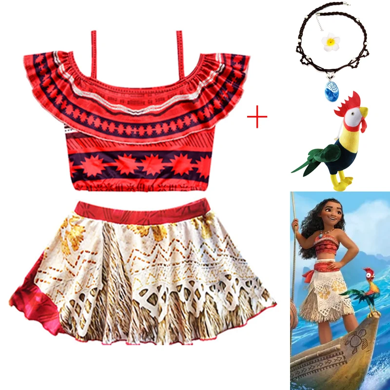 Fantasia adulto moana infantil, vestido curto moana, fantasia de cosplay,  vestido de bebê, roupa de desenhos animados, moana, ler-along - AliExpress