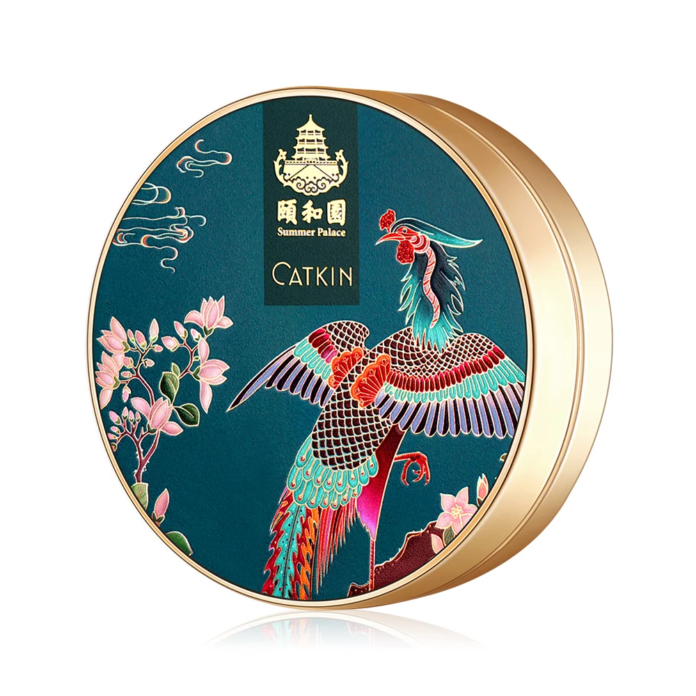 CATKIN BB крем Air Cushion основа влага натуральная крышка консилер+ бесплатно заправка средний/легкий 0,46 унций