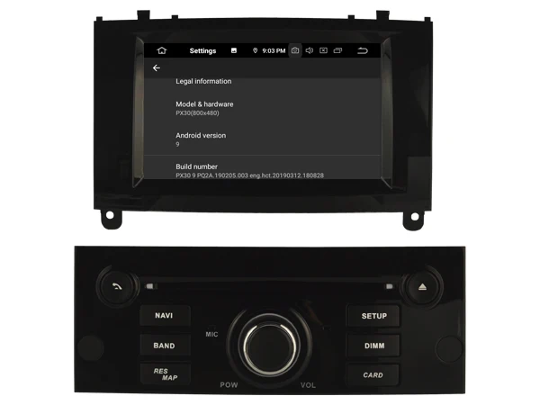 RUISO 4g+ 64g 8-Core автомобильный DVD плеер Android 9,0 для PEUGEOT 407 автомобильный мультимедийный DVD Авто Радио Стерео 1080P GPS wi-fi DVR dab obd ips
