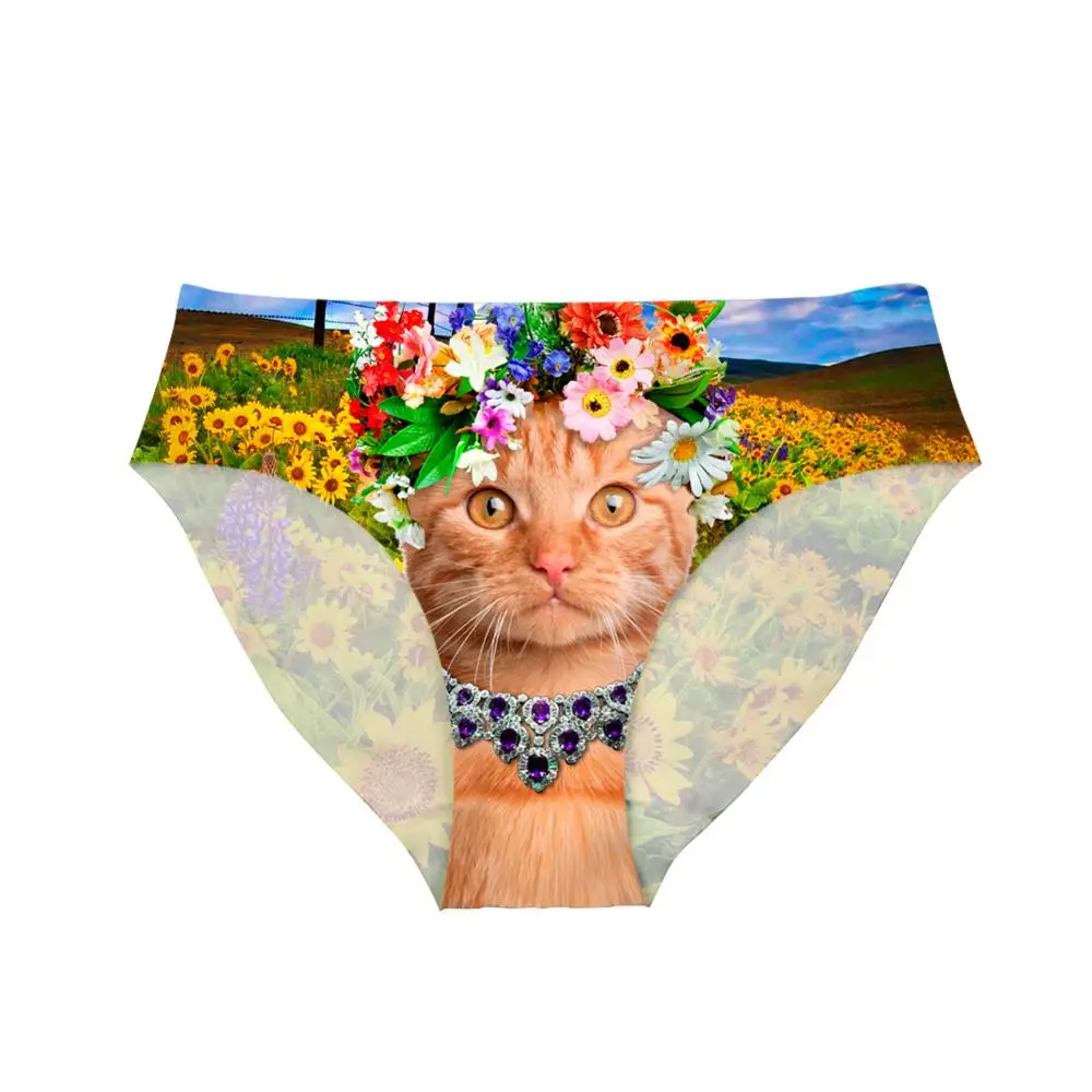 FORUDESIGNS для женщин пикантные женские леггинсы для Cat дизайн брюки с принтом Повседневные Удобные дышащие - Цвет: CA4705AM