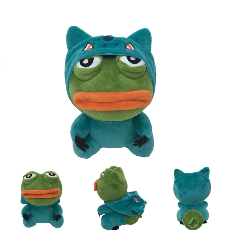 Аниме Kawaii мягкие игрушки для детей косплей Spoof Sad Frog Pepe брелок милый декор комнаты