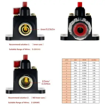 

20A 30A 40A 50A 60A 80A 100A 12V Car Truck Audio Amplifier Circuit Breaker Fuse Holder AGU Style Stereo Amplifier