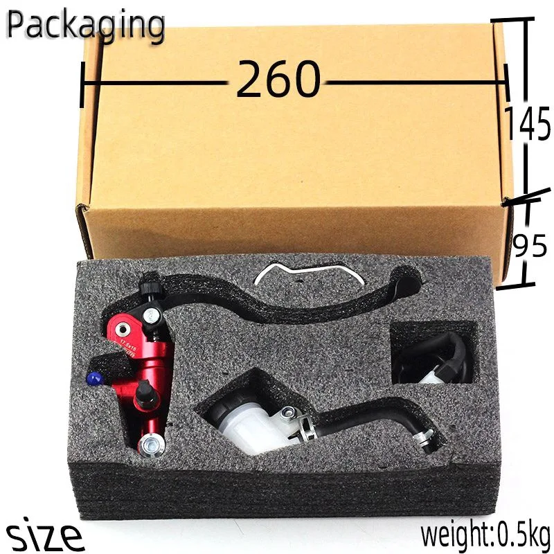 7/8-inch Universal Motorcycle Brake Handles Handlebars Hydraulic Clutch Master Cylinder Levers for HONDA Yamaha clutch brake lever set