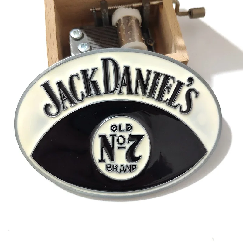 Классическая черно белая мужская пряжка для ремня в стиле пива виски