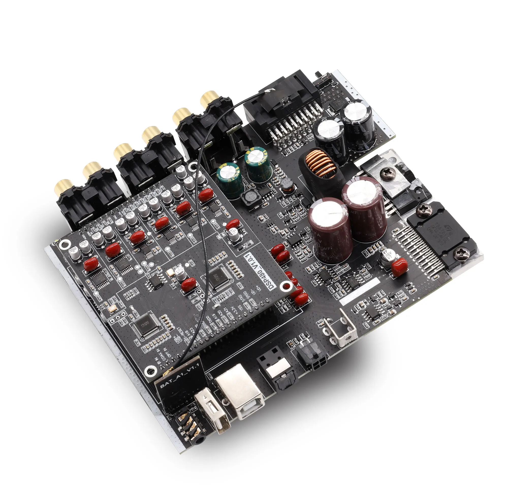 PUZU DSP 4ch to 8ch автомобильный усилитель жгут проводов подключи и работай с 4X180W