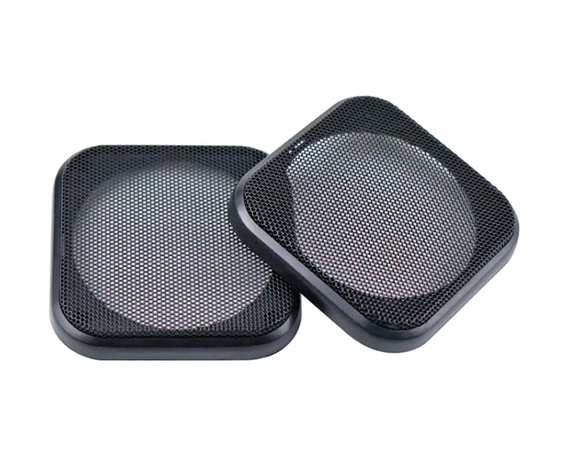 Grilles De Haut-parleur 10p Noir Perforation En Carre - ADNAuto - TV Son Photo