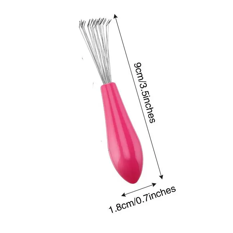 minkissy 2 Pièces Brosses De Nettoyage De Linge À Cheveux Doux En Plastique  Pour Usage Domestique Brosse De Nettoyage À Poils Souples Brosses De