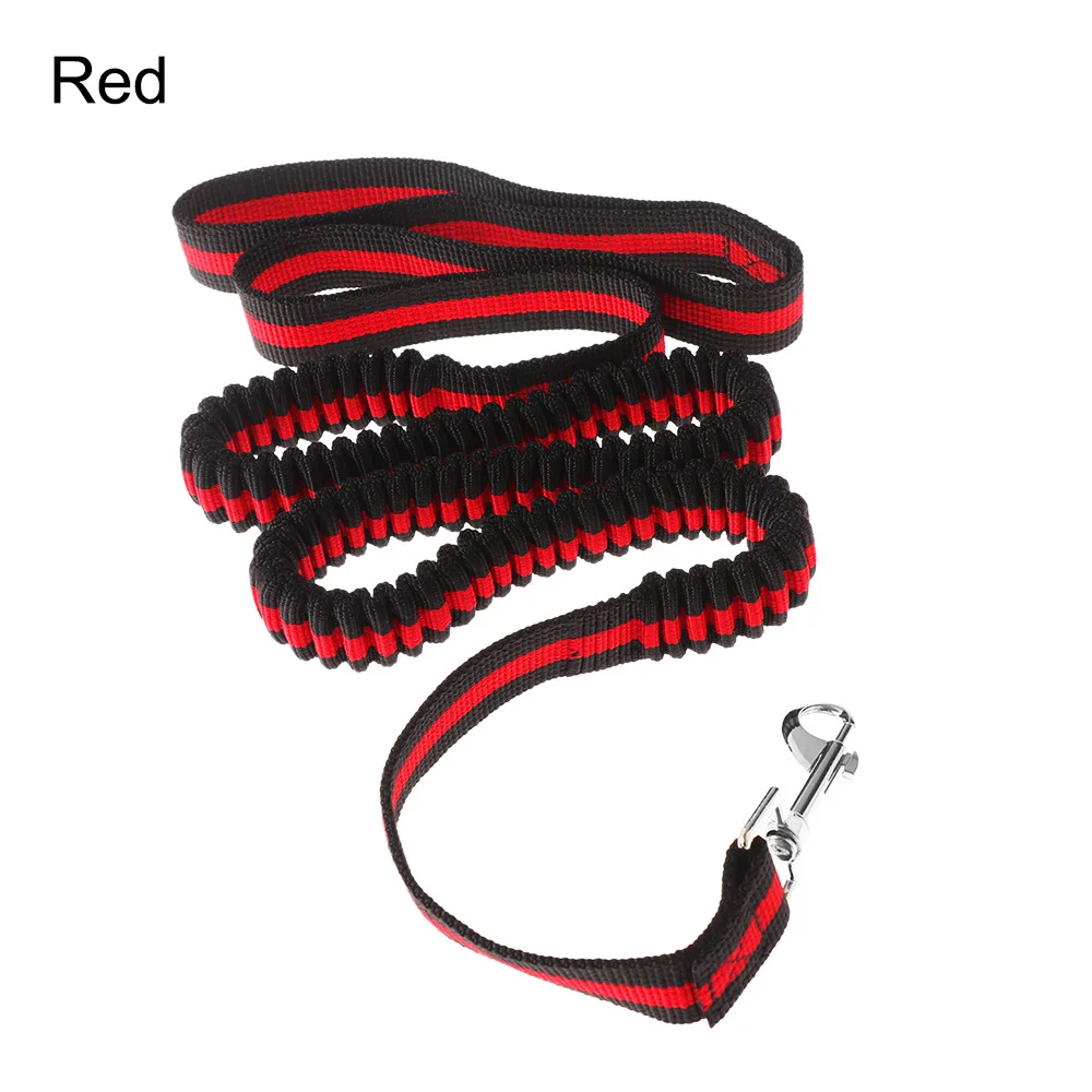 120cm Dog Walking Elastic Bungee Leash Hand Free Dogs Leashes With Handle Puppy Collar Outdoor Pet Safe Running Training Leads patpet dog training collar Dog Collars