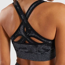 Рубашка для йоги и бега без рукавов Топ для йоги спортивный бюстгальтер Спортивная одежда для женщин тренажерный зал