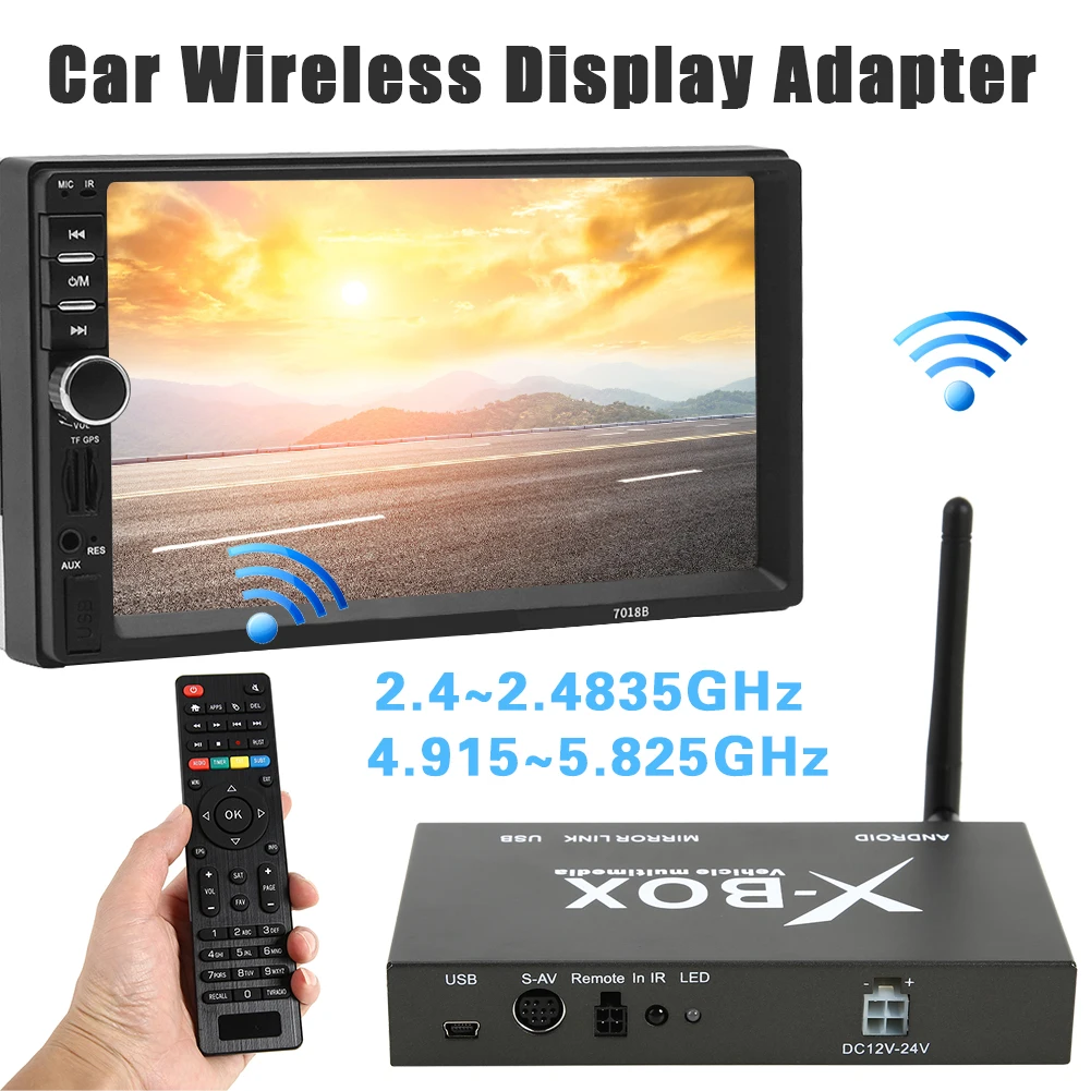 VKTECH  2.4GHz 5GHz WiFi Car Wireless Display