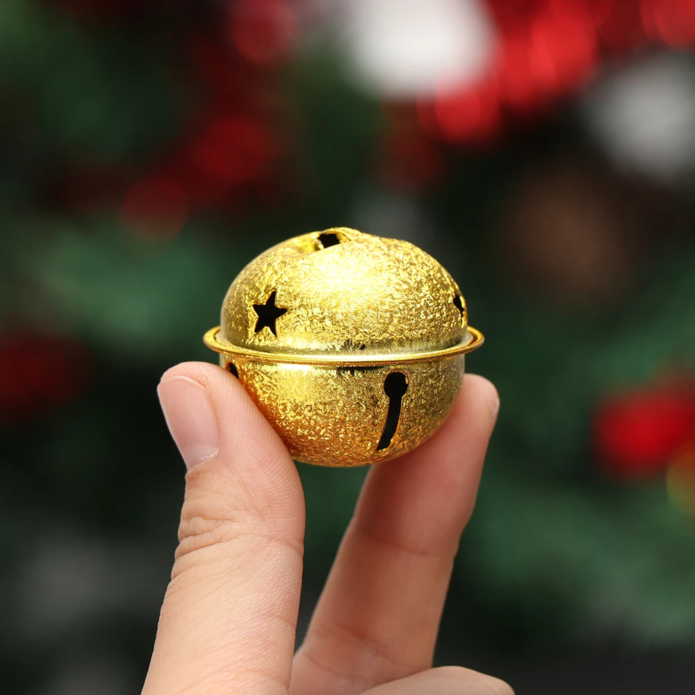 5 шт./компл. многоцветный колокольчики украшения для рождественской елки подвески поделки ручной работы аксессуары Рождество Железный звонок