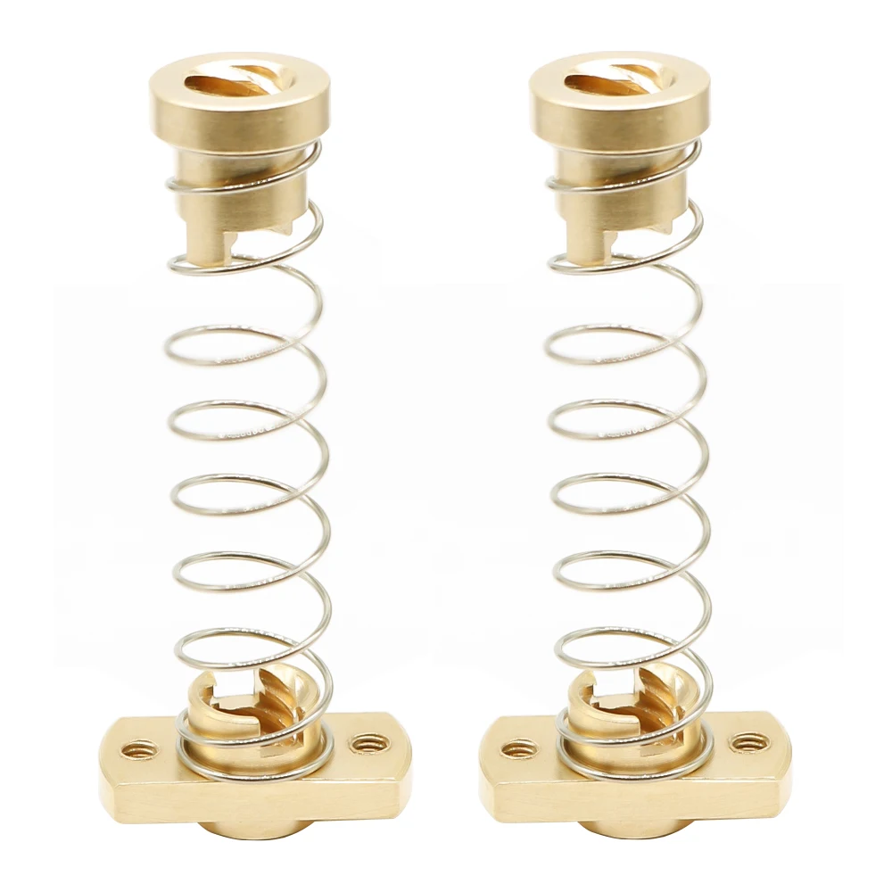 T8 Anti Backlash Spring Loaded Nut Brass Elimination Gap Nut Used To Upgrade Ender 3 CR-10 T8 Lead Screw DIY CNC 3D Printer lead screw rod