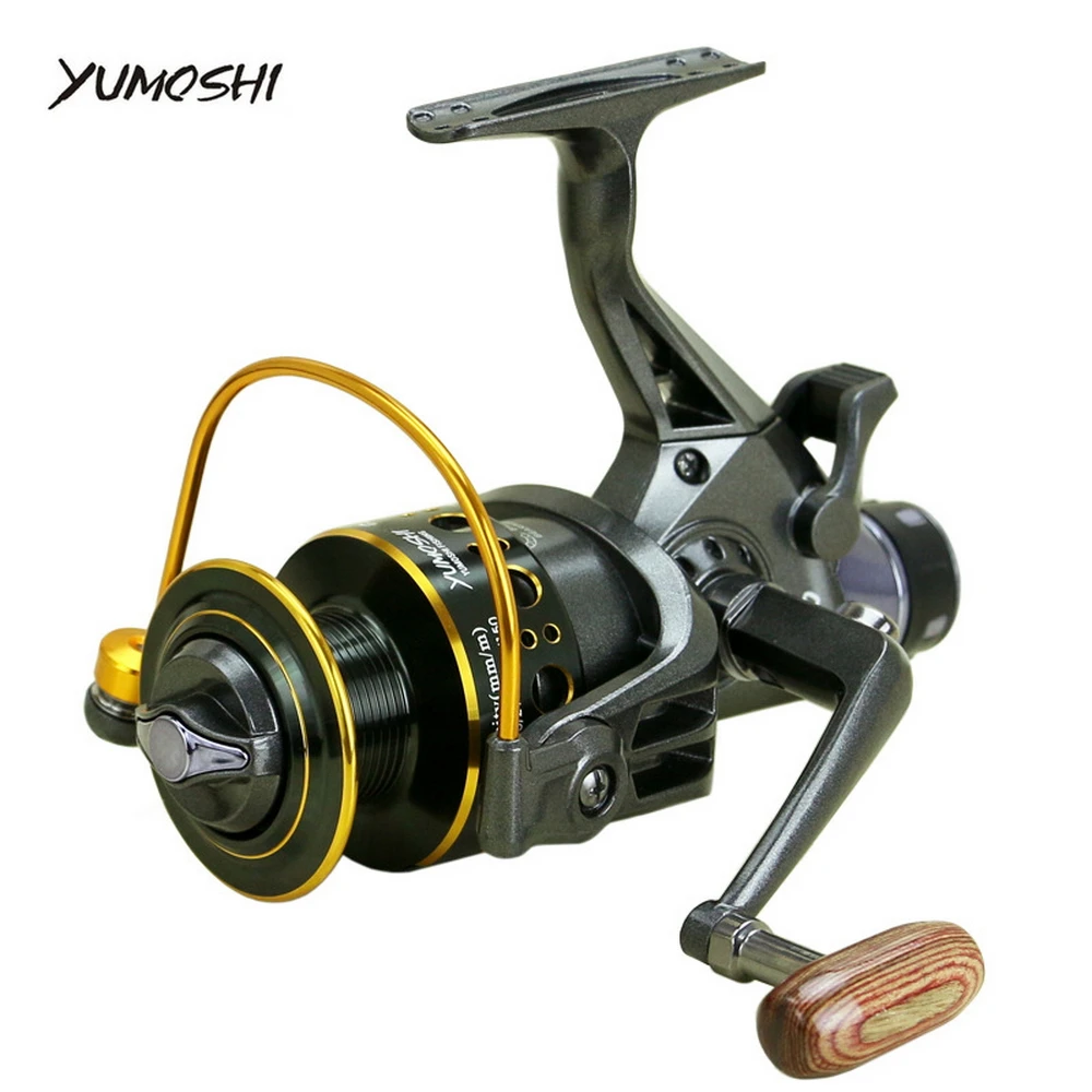 New Double Brake Design Fishing Reel Super Strong Carp Fishing Feeder Spinning Reel Spinning wheel type fishing wheel MG