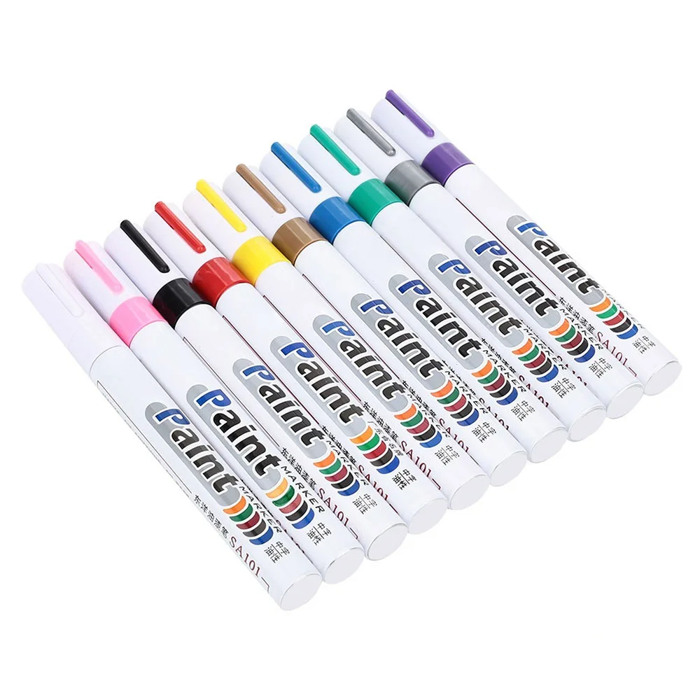 Car tire paint pen Waterproof Permanent Paint Marker Pen(10 colors optional