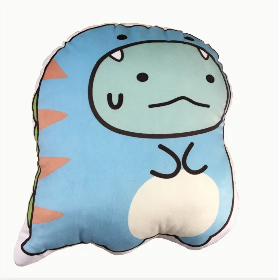 blue dinosaur Угловое создание, настенный уголок, животное, динозавр, кошка, серия, милая версия, плюшевая игрушка, кукла, подушка - Цвет: blue dinosaur
