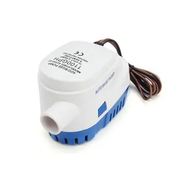 

12V 1100GPH Boat Marine Automatic Submersible Auto Switch Bilge Water Pump for Caravan Camping Marine Fishing Boat Swimming Pool
