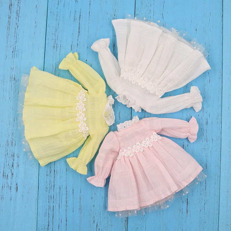 Аксессуары для кукол Blyth Одежда ярких цветов платье Azone ледяная кукла licca