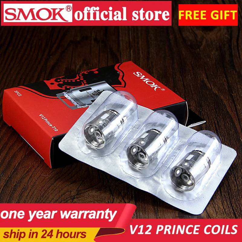 

Original SMOK TFV12 Prince Coil Mesh strip max/dual mesh X2 clapton Coil for Tank TFV12 Prince atomizer / SMOK Mag Kit 3pcs/lot