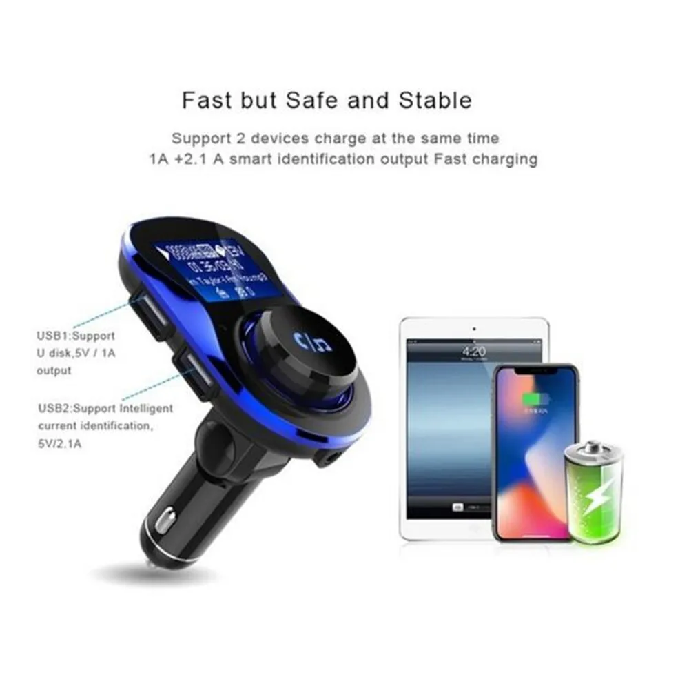 Fm-передатчик плеер аудио MP3 музыкальный bluetooth-ресивер автомобильный комплект Беспроводной Громкая Связь Динамик адаптер для наушников для iphone Z2