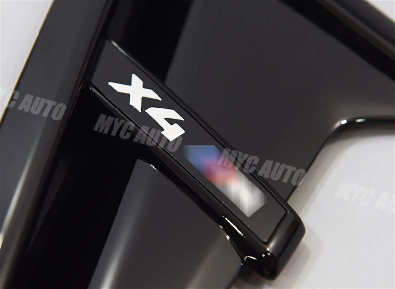 M Стиль боковое крыло вентиляционное отверстие отделка для BMW X3 G01/X4 G02+ боковое крыло вентиляционное отверстие отделка X3M/X4M стиль украшение автомобиля
