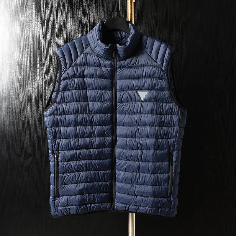 Navy Blue SOUL OF TIGER, модные британские Мужские Винтажные жилеты, мужские жилеты с хлопковой подкладкой, зимняя повседневная одежда, уличная одежда размера плюс - Цвет: Navy Blue