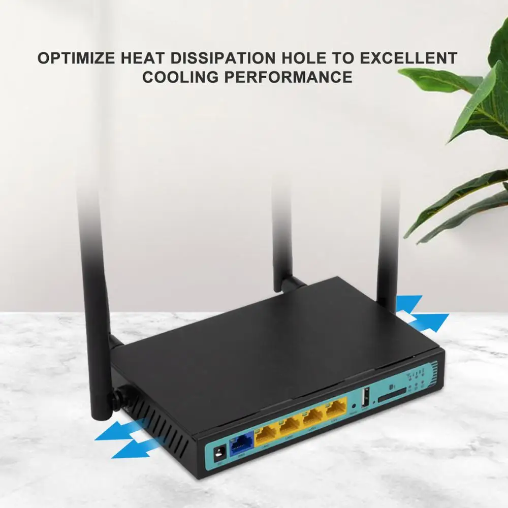 Wi Fi роутер 4G маршрутизатор с 5 портами sim картой USB WAP2 802.11n/u/b/g 300 Мбит/с 2 Роутер LAN WAN