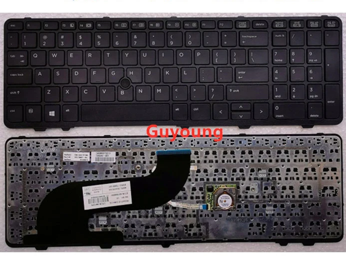 Клавиатура США для ноутбука hp Probook 650 G1 655 английская клавиатура 738697-001 | Компьютеры