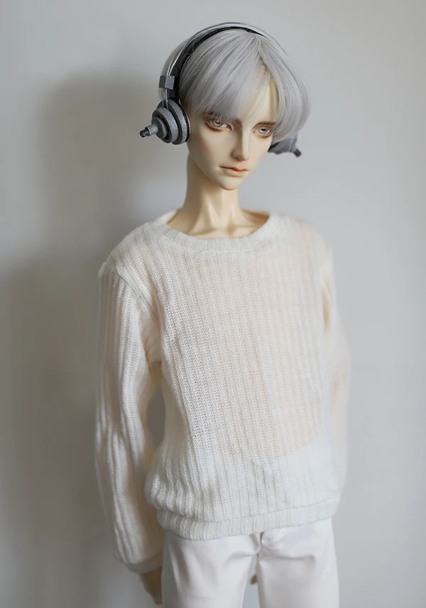 BJD кукольная куртка подходит для 1/3 1/4 MSD Uncle размер белый верблюжий серый удобный прозрачный кратер-полосой праймер аксессуары для свитера