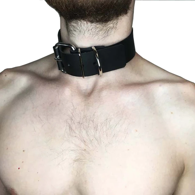 Gay Men Sex Harness PU Leather Choker Neck Arm Rings Belt Rave Bdsm Bondage  Collar Fetish Gothic Punk Style Clubwear Choker - AliExpress