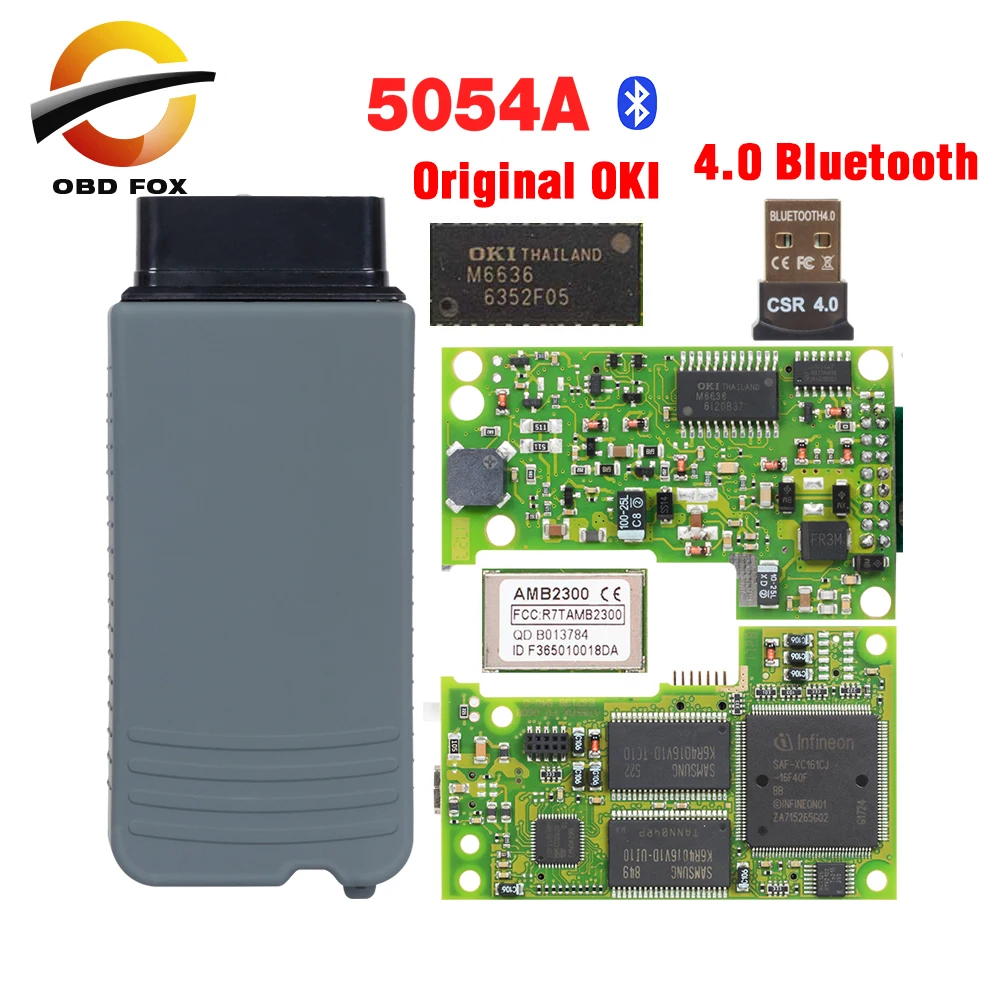 Диагностический сканер obd2 с поддержкой Bluetooth AMB2300 ODIS V4.3.3|diagnostic tool|vas 5054vas 5054a |