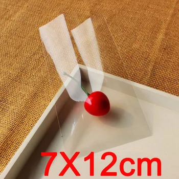 

Flat open clear plastic poly bags, clear opp gift packaging bags 7x12cm 1000pcs/lot