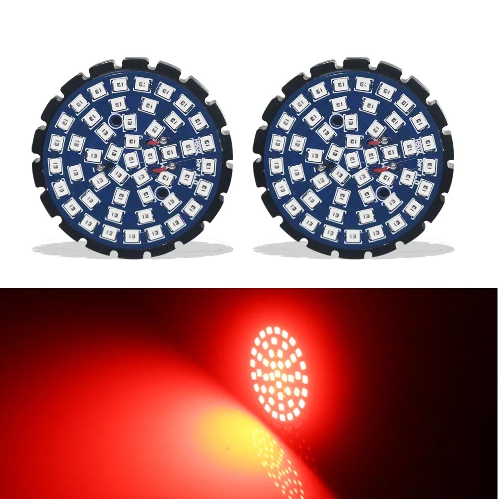 

1 пара мотоциклов 2 дюйма красный задний поворотный сигнал 1156 для flhtliebe CVO Limited XR1200 XL1200T SuperLow 1200T мотоцикл Harley-Davidson Dyna Fat Bob FXDF XG750 Street