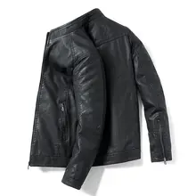 Брендовая одежда зимняя куртка из искусственной кожи Мужская парка Мужская Новая мотоциклетная кожаная куртка меховая верхняя одежда теплые толстые куртки мужские