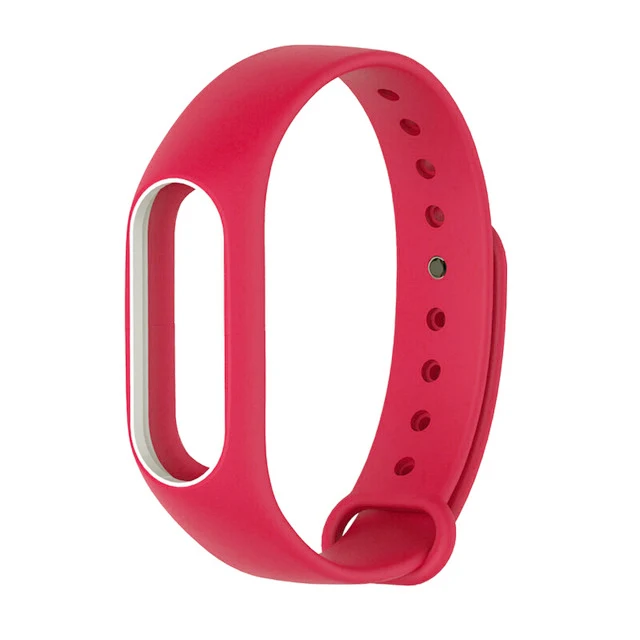 For Mi Band 2 Strap Replacement Bracelet For Xiaomi Band 2 Print Silicone Universal Wristband Colorful Waterproof Watch Band Red white