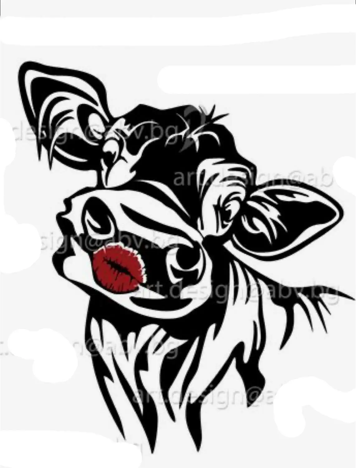 CustomClear Cow Ransparent Clear Stamps Metal Cutting Die Silicone Seals For DIY Scrapbooking Photo Album Card Making