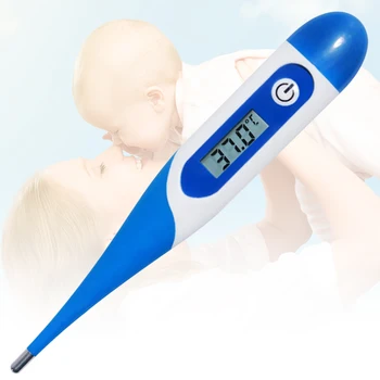 

Digital Thermometer Soft Head LCD Thermometer for Adults and Babie Accurate and Fast Readings C44