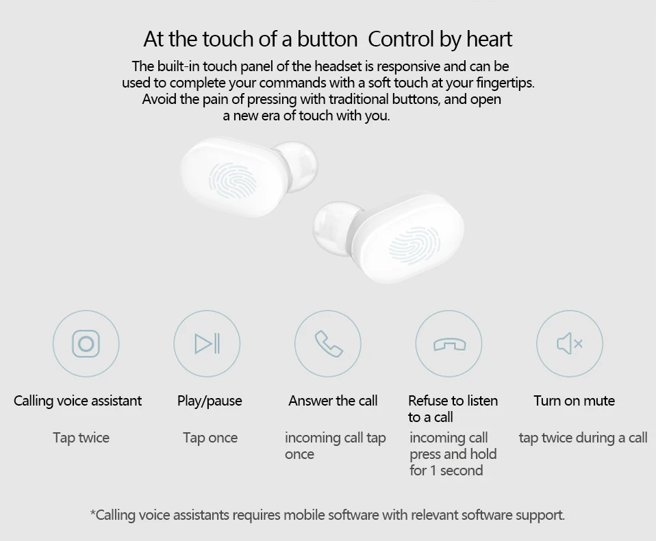 Xiaomi Mi Airdots Youth True беспроводные наушники TWS Bluetooth V5.0 гарнитура Стерео